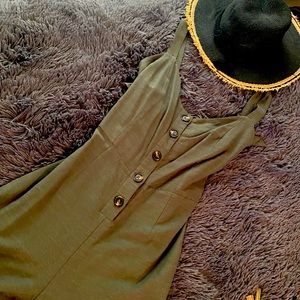 Olive green jumpsuit
